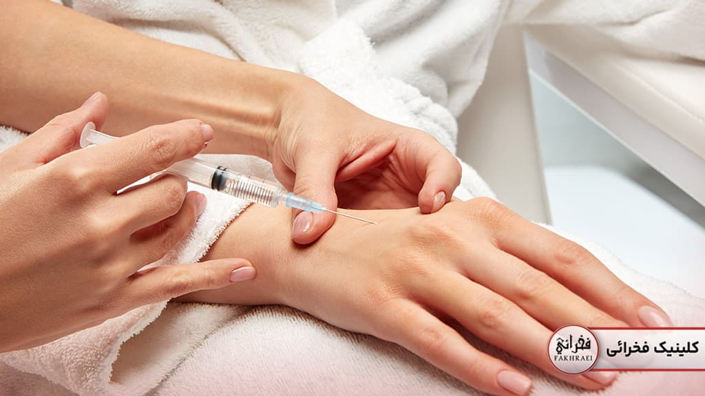 جوانسازی پوست با تزریق