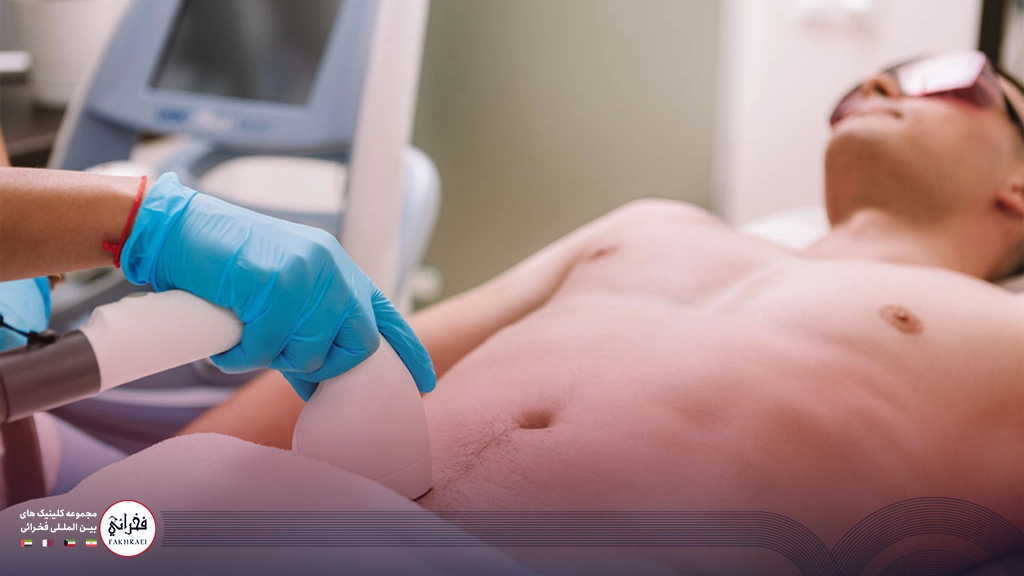 لیزر کیوسوئیچ برای بیکینی آقایان