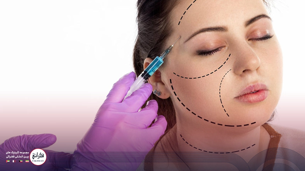 تزریق فیلر پیشانی- تزریق برروی پیشانی زنی
