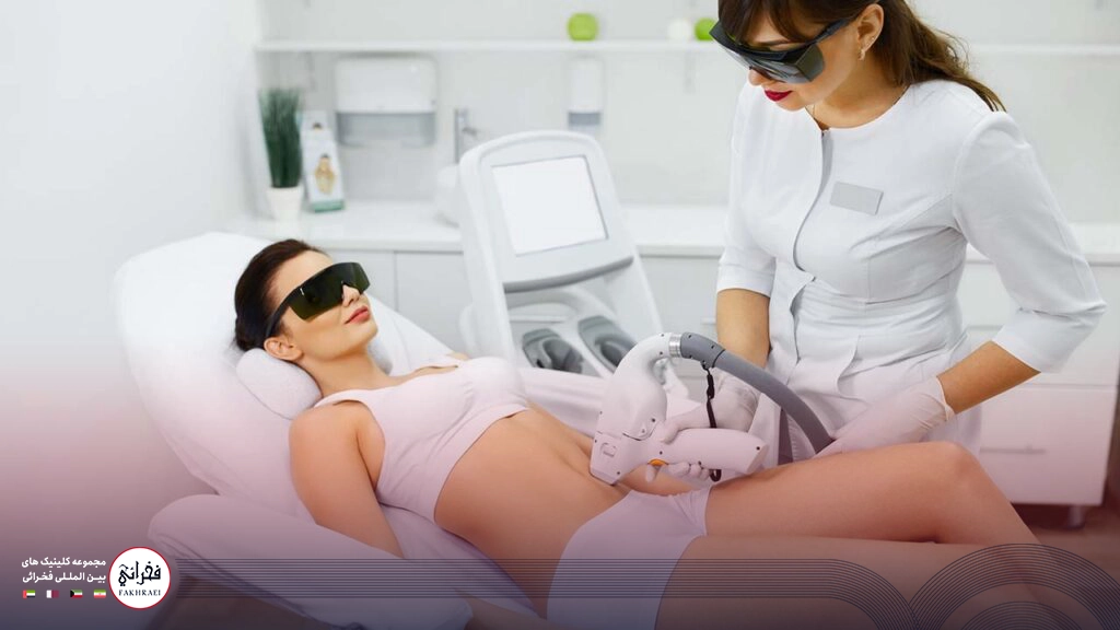 خط مایو در لیزر کجاست؟