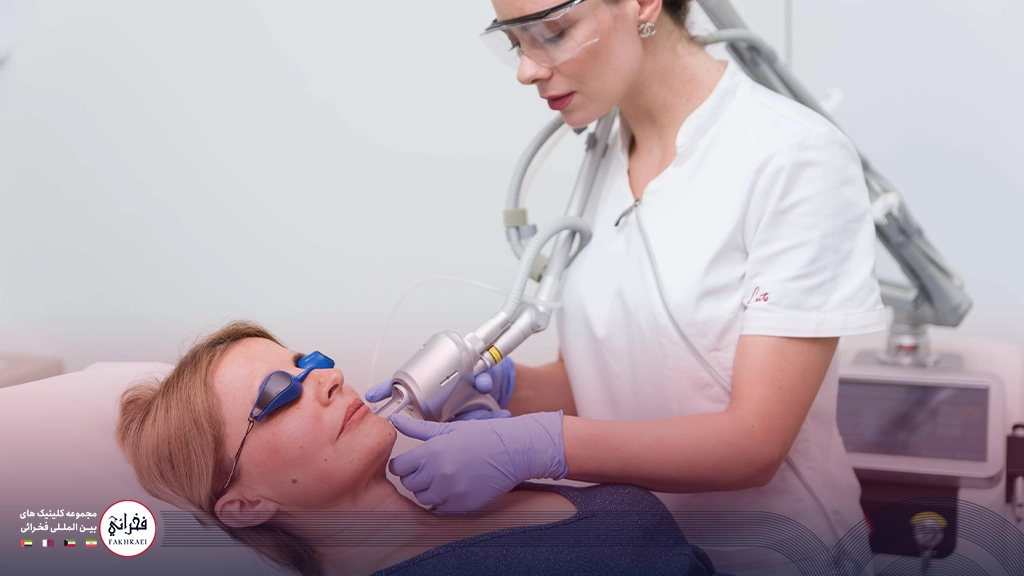 تفاوت لیزر rf با لیزر CO2-زنی در حال انجام لیزرCO2