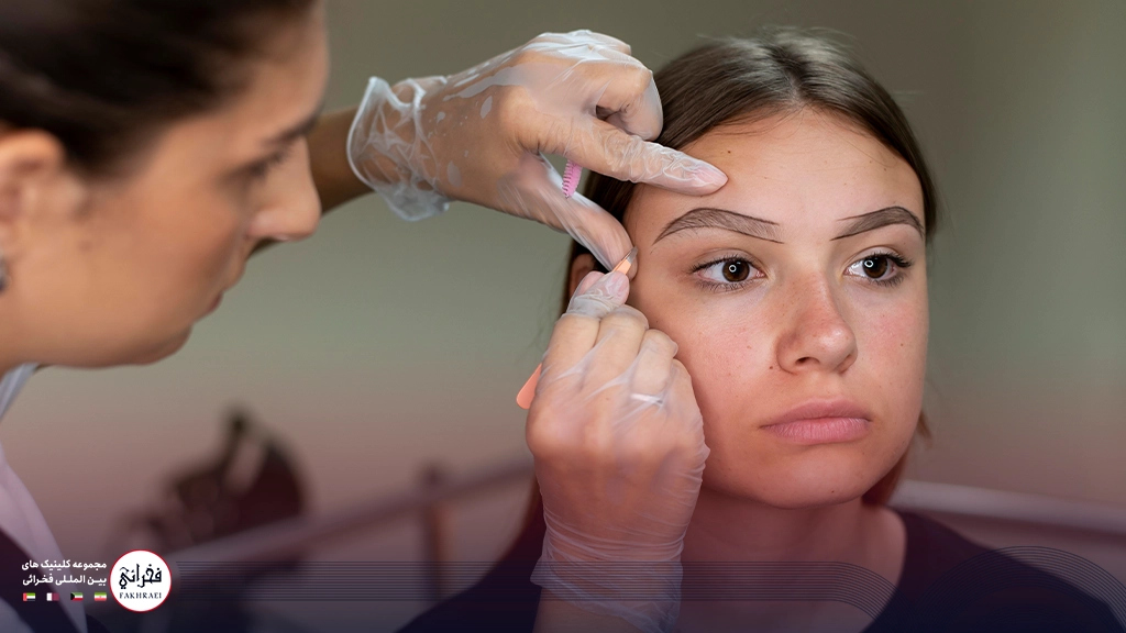 کاشت ابرو بدون جراحی -ابروی خانمی