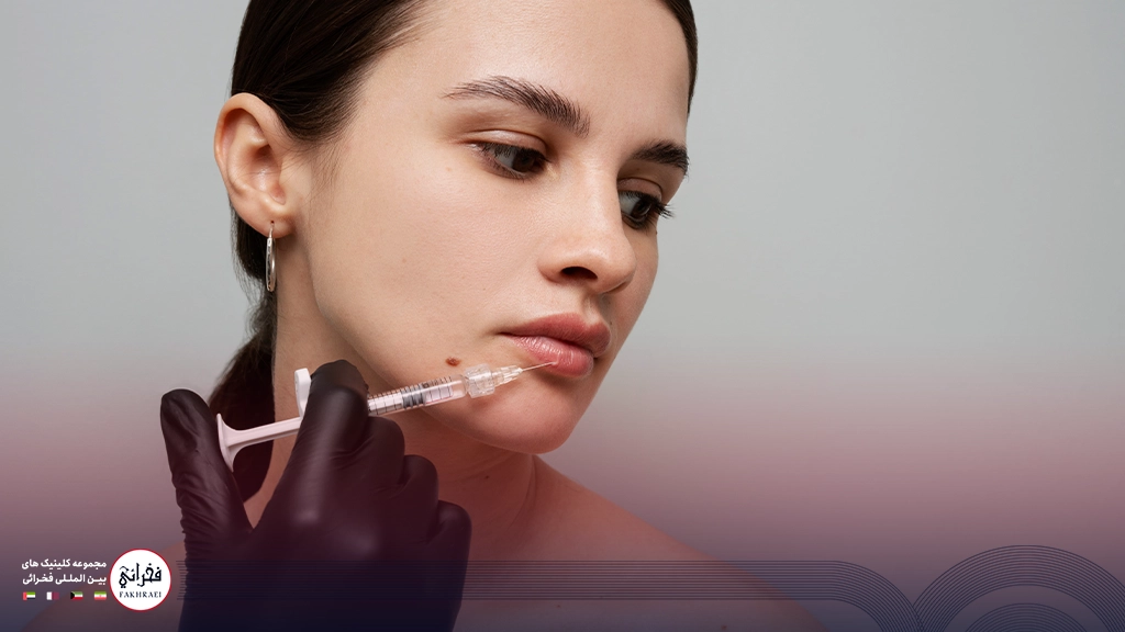 خشکی لب بعد از تزریق ژل-تزریق زل به لب خانومی