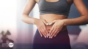 لاغری شکم با سشوار