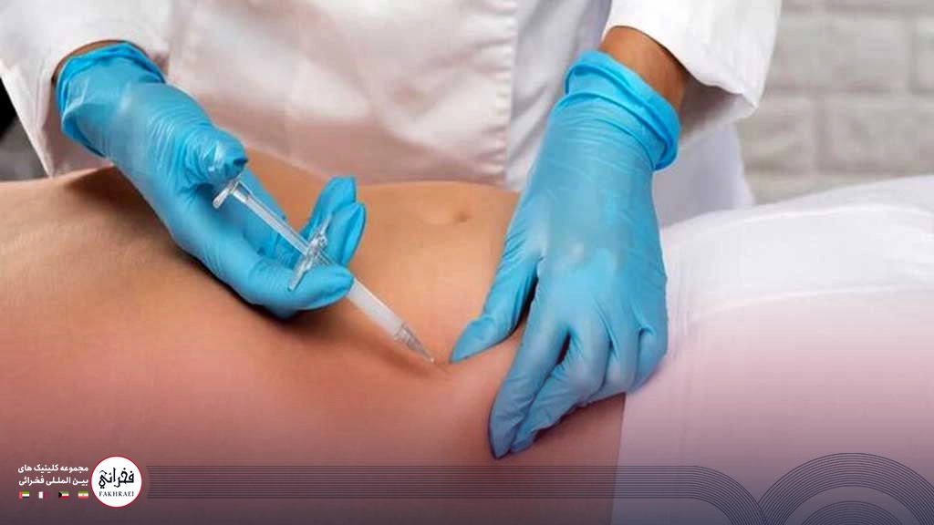 بهترین آمپول برای لاغری سریع-تزریق آمپول به شکم