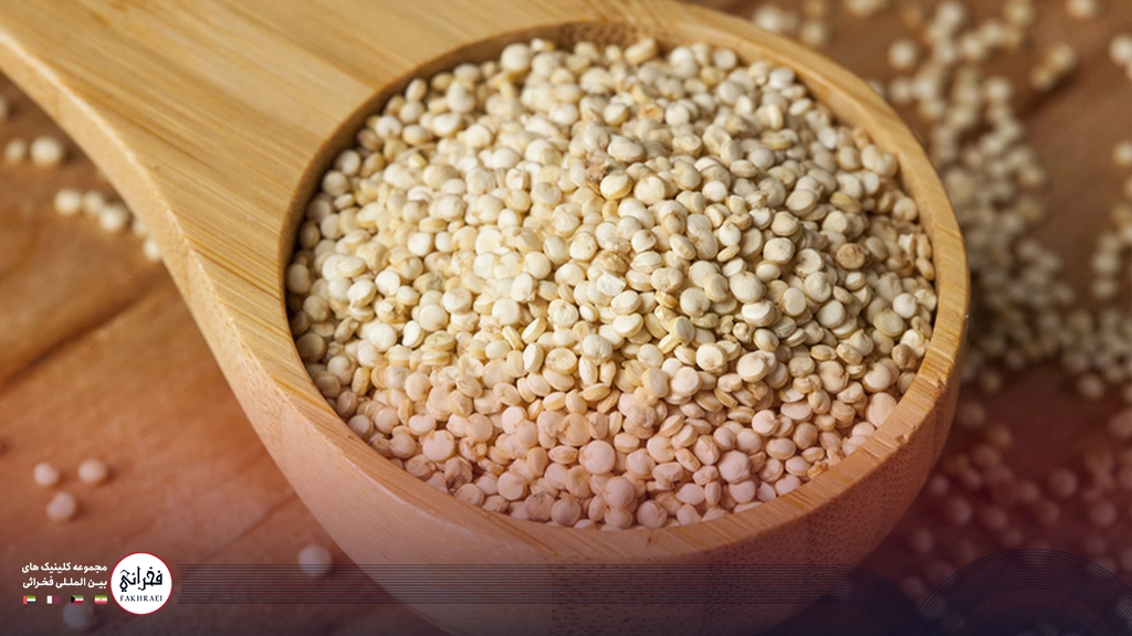 کینوا برای درمان چاقی شکم و پهلو