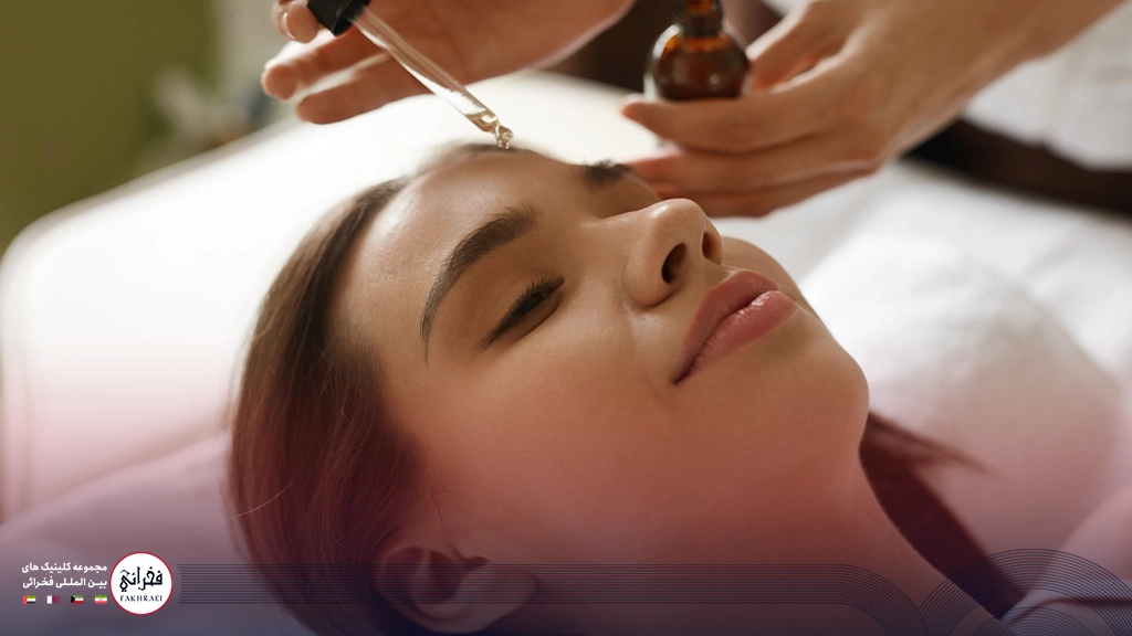  از بین بردن چین و چروک صورت 