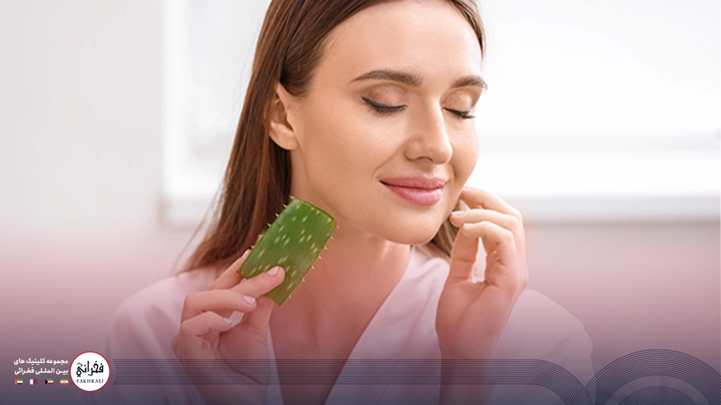 استفاده از آلوئه ورا برای درمان لک صورت