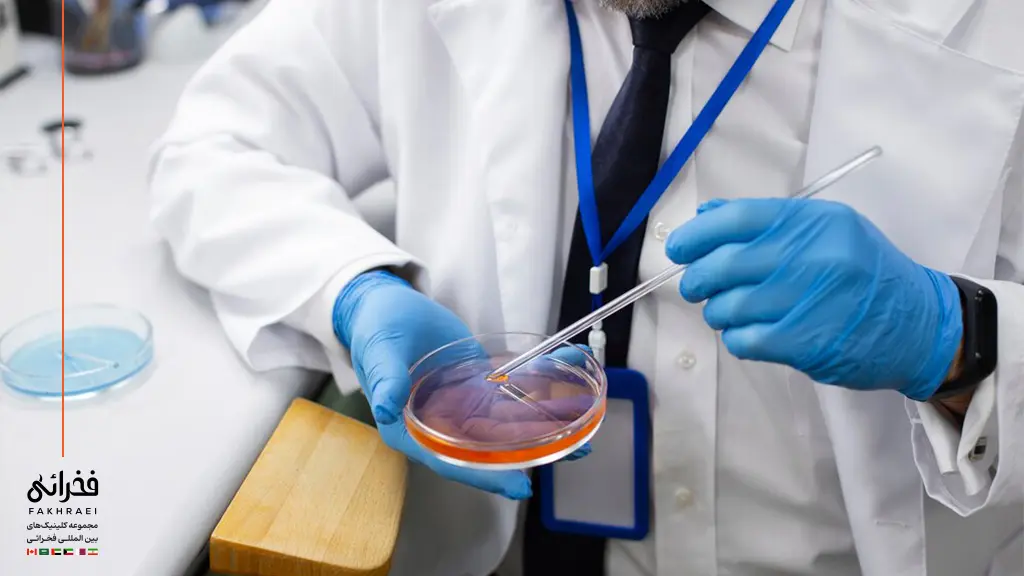 متخصص در حال تکثیر سلول های بنیادی برای کاشت مو