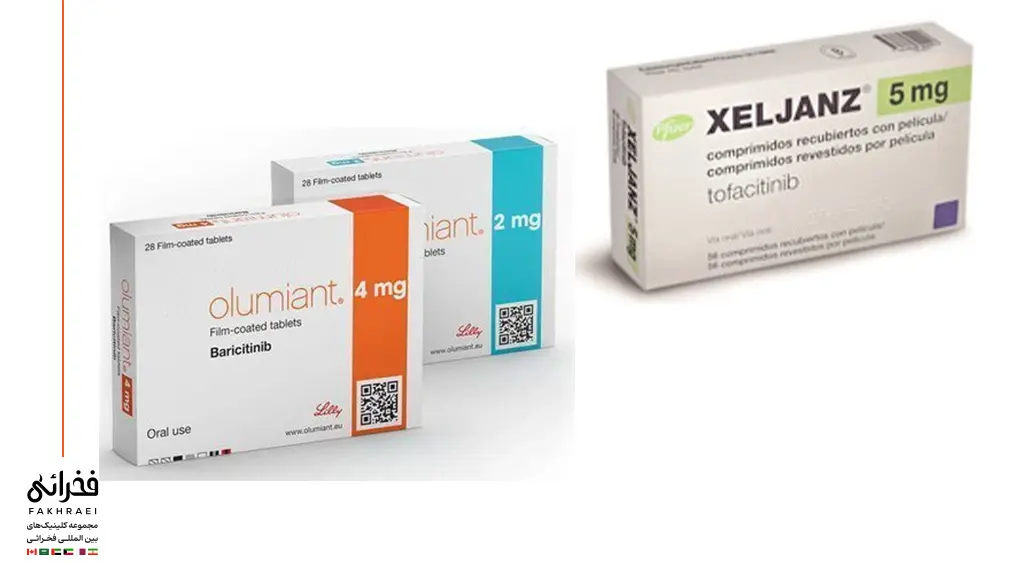 مهارکننده‌های JAK برای درمان آلوپسی آره‌آتا