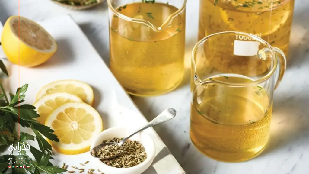 دمنوش زیره و لیمو