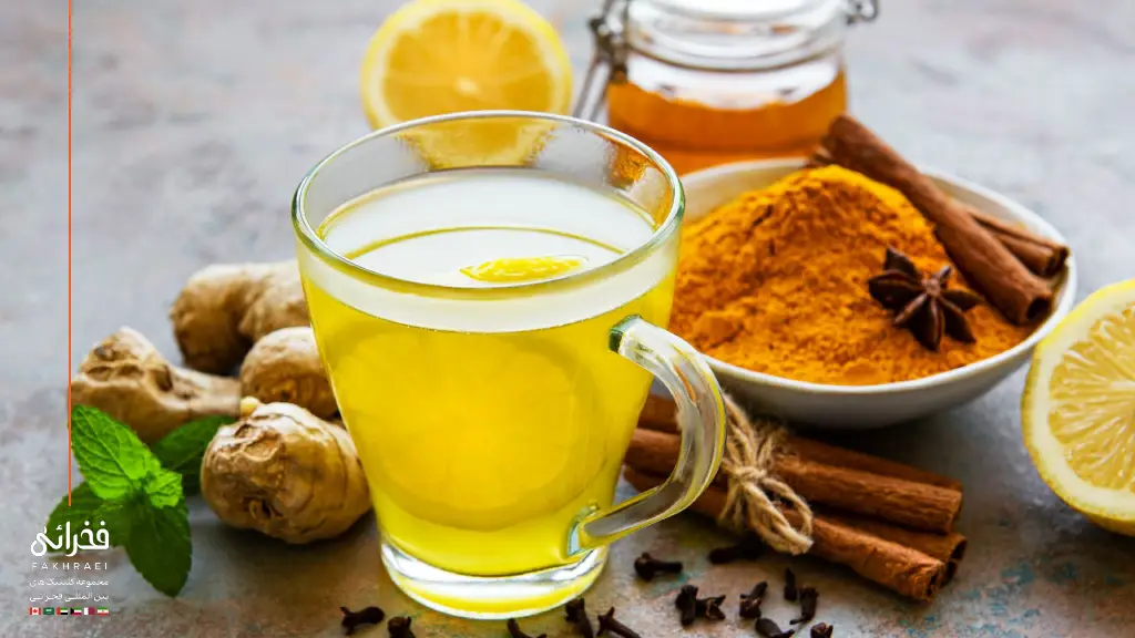 دمنوش زنجبیل و دارچین