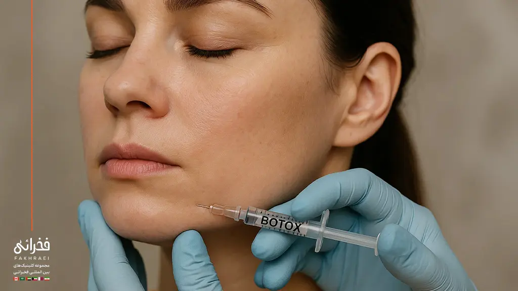 تزریق بوتاکس به چانه