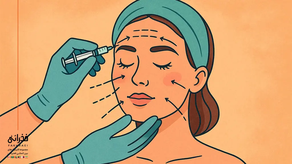 عملکرد بوتاکس صورت برای جوانسازی