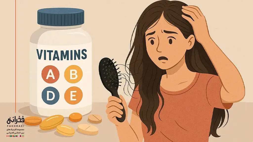 قرص ویتامین برای جلوگیری از ریزش مو