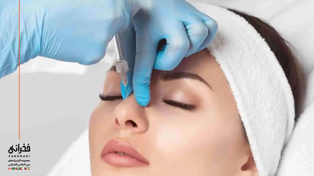 فیلر بینی-تزریق فیلر به بینی خانمی