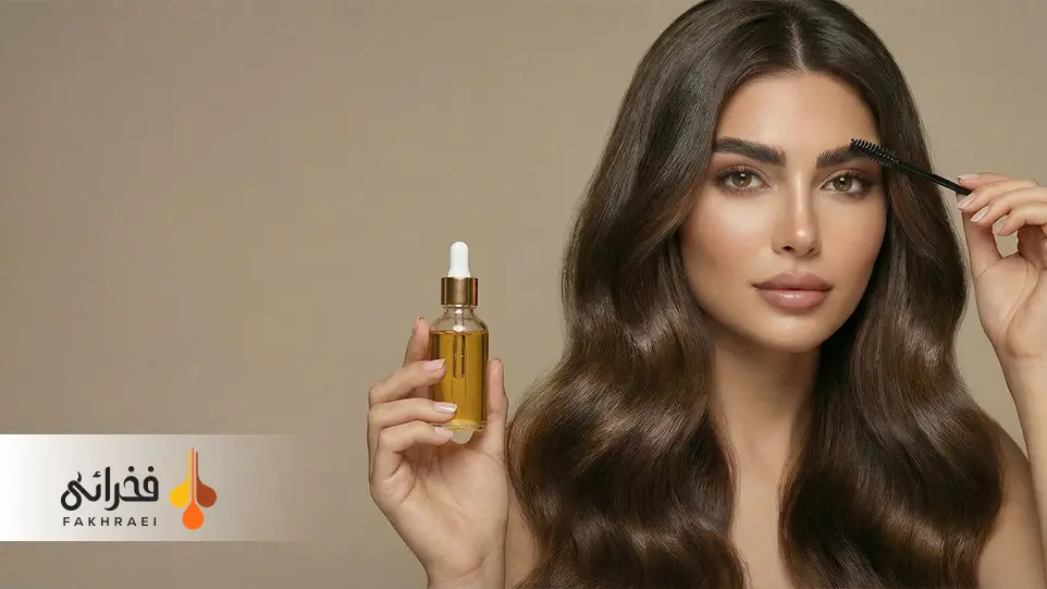 استفاده روغن کرچک برای مو و ابرو