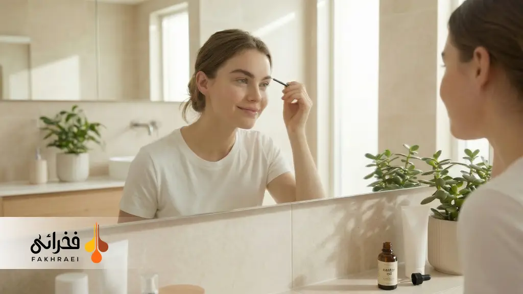 خواص روغن کرچک برای مو و ابرو